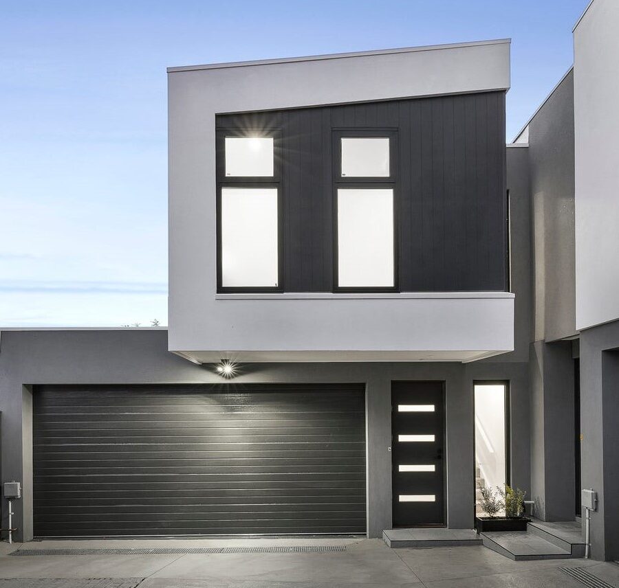 Four Townhouse Construction in Kingsbury